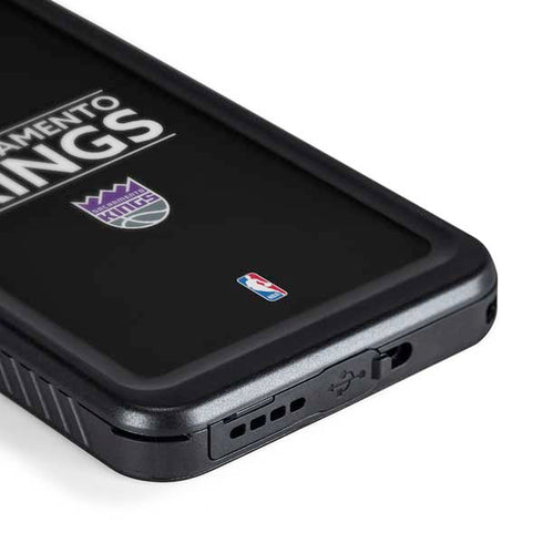 NBA Sacramento Kings Standard - Black Galaxy S24 Waterproof Case